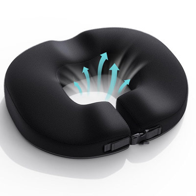 Strong Support Donut Pillow Seat Cushion For Tailbone Pain Relief