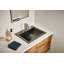 Ruvati Decora Single Handle Square Art Deco Square Transitional Bathroom Faucet in Brushed Nickel