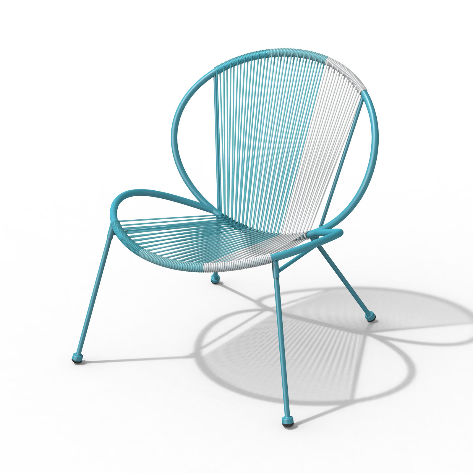 Halcott 2 - Person Patio Conversation Set, Blue