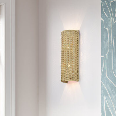 Ralphie 2 Light Antique Gold Leaf Ada Sconce