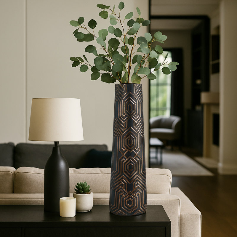 Vase Leica, H 26 po x l 8 po x P 8 po