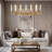 Farmhouse Chandelier With Glass Tube-489108474-473930355