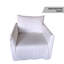 Linen Swivel Slipcovered Armchair