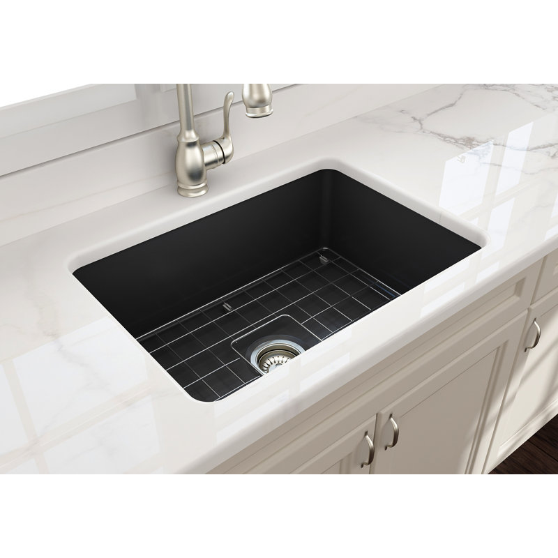 26.75'' L Kitchen Sink, Matte Dark Gray
