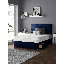 Kiara Stripped Floor Standing Headboard with Divan Base Plush Velvet and Metal Feet-776898178-776898188-675709368