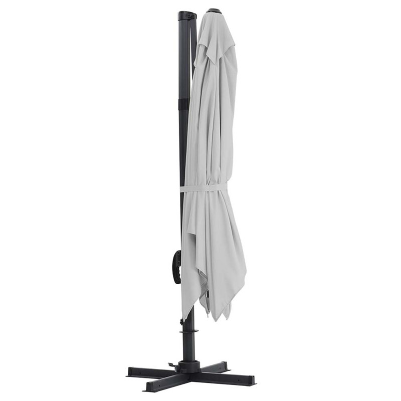 Aaron-Matthew 300cm Cantilever Parasol, Light Grey