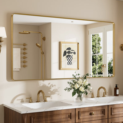 Miroir de salle de bain mural Llesenia