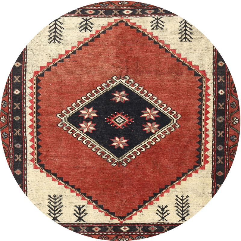 Oriental Indoor Rug, Round 4'
