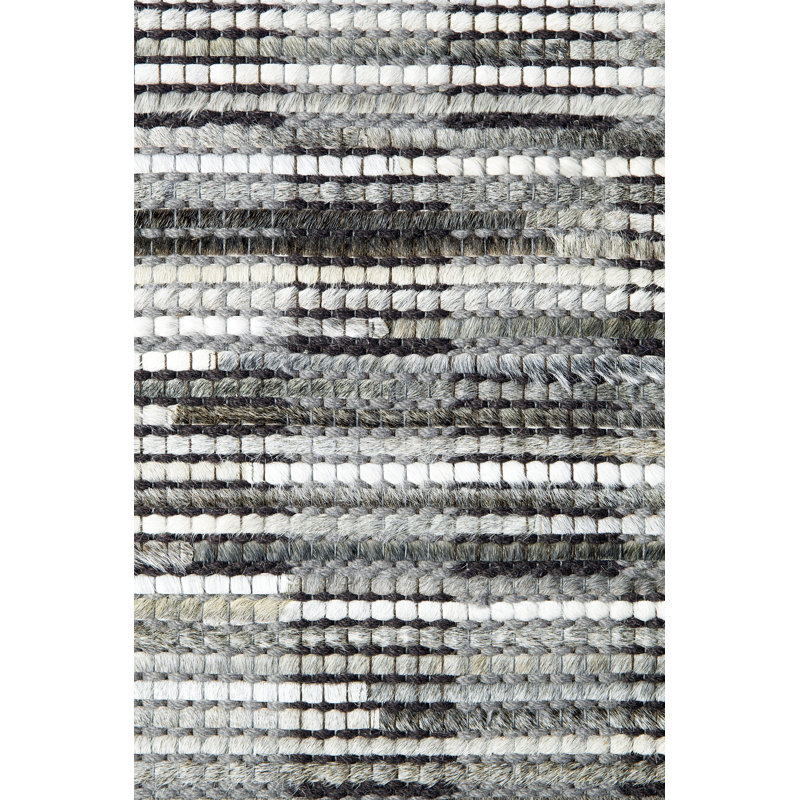 Susanna Geometric Cowhide Hand Woven 180cm X 120cm Area Rug