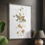 «Neutral Floral I», reproduction encadrée - bois massif 49555-1194925051