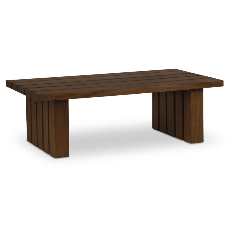 Table basse d'extérieur Durrant - brun