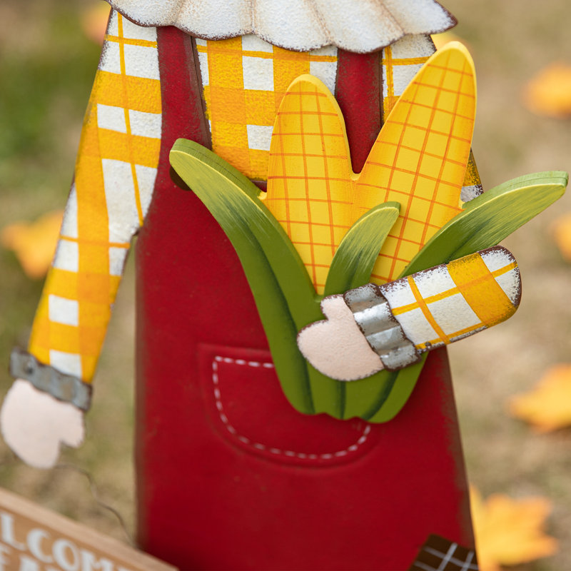 Gabrieal Metal Scarecrow Garden Stake