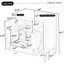 Meuble-lavabo de 30 po avec lavabo, deux portes avec tablette, charnières de porte à fermeture en douceur, style rétro-695675203