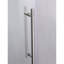 Porte de douche 60 po x 76 po, verre trempé transparent de 3/8 po, aspect nickel brossé et imperméable, s'installe facilement et rapidement