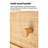 Rattan Solid Wood Accent Cabinet