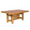 Table de salle à manger rectangulaire Fireside Lodge Cedar Log - 5 pieds - Naturel - Standard