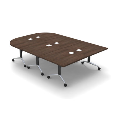 Albin 9 Person Conference Meeting Tables 3 piece Complete Set