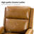 Manning 29.6" Wide Genuine Leather Manual Recliner-627696235