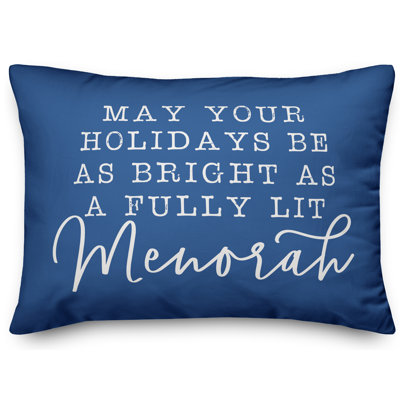  Housse de coussin lombaire Menorah