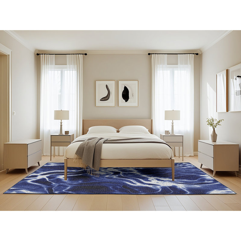 Abstract Indoor Rug, Rectangle 5' x 8'