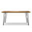 Hunter Solid Mango Wood Dining Table, Industrial Style-1791639677-1756186288