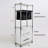 Laundry Hamper With Wide Shelves, 3 Tier, Waterproof , Iron Frame, Tidy Home 4 Removable Bags Hamper, Practical Storage