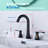 Widespread 2-handle Bathroom Faucet with Drain Assembly-102902841