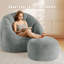 Repose-pieds 29 po en fausse fourrure-2145487933