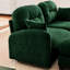 Modulaire à quatre places avec tissu en chenille, travail exquis, ensemble de ressorts à haute résilience et combinaison flexible pour différentes pièces 4 po, courbe ergonomique, zones de lecture personnalisables-1249589438