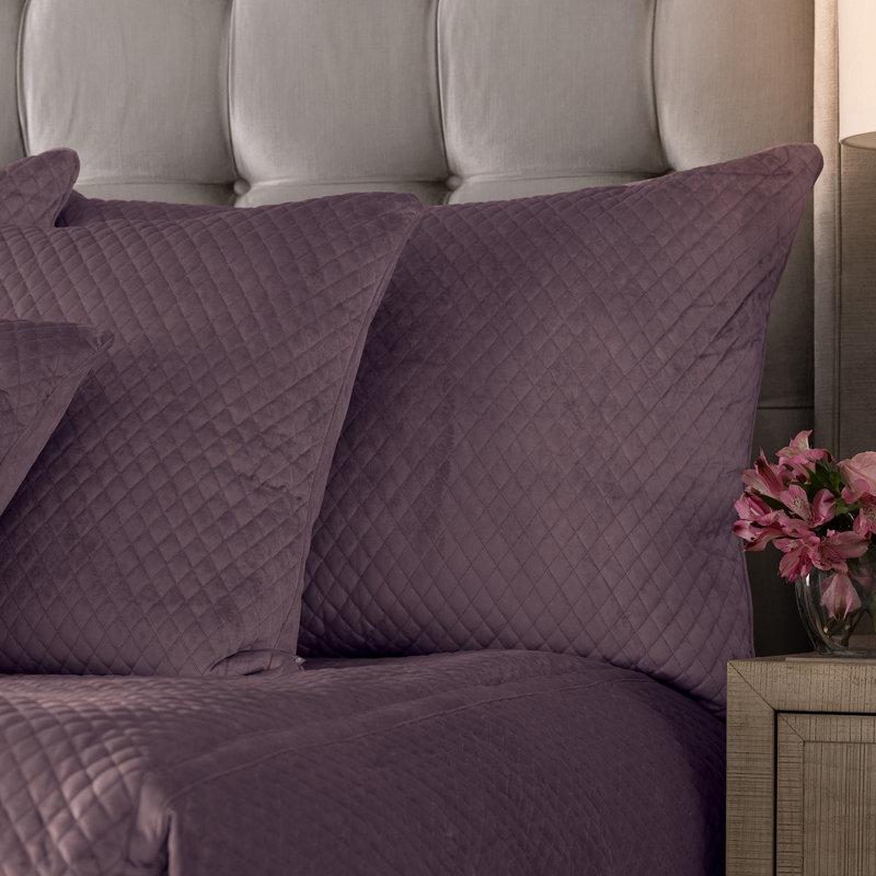 Valentina Velvet Rectangular Pillow Cover & Insert, Purple, 27" x 36"
