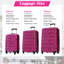 Valise à roulettes Hardshell 3 pièces avec valise TSA