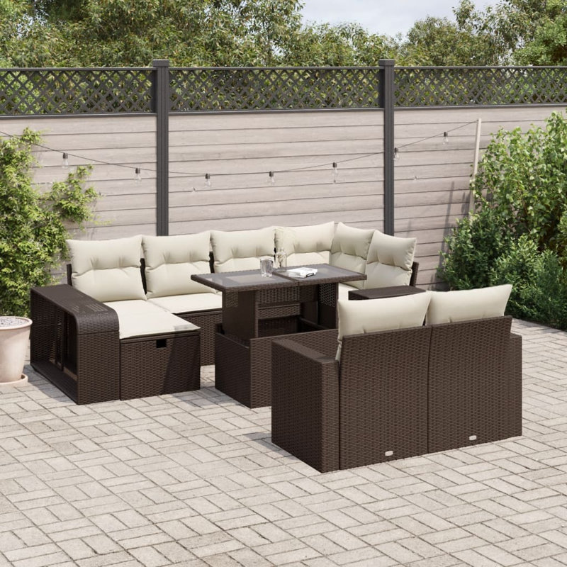 Ensemble de canapé de jardin Vidaxl