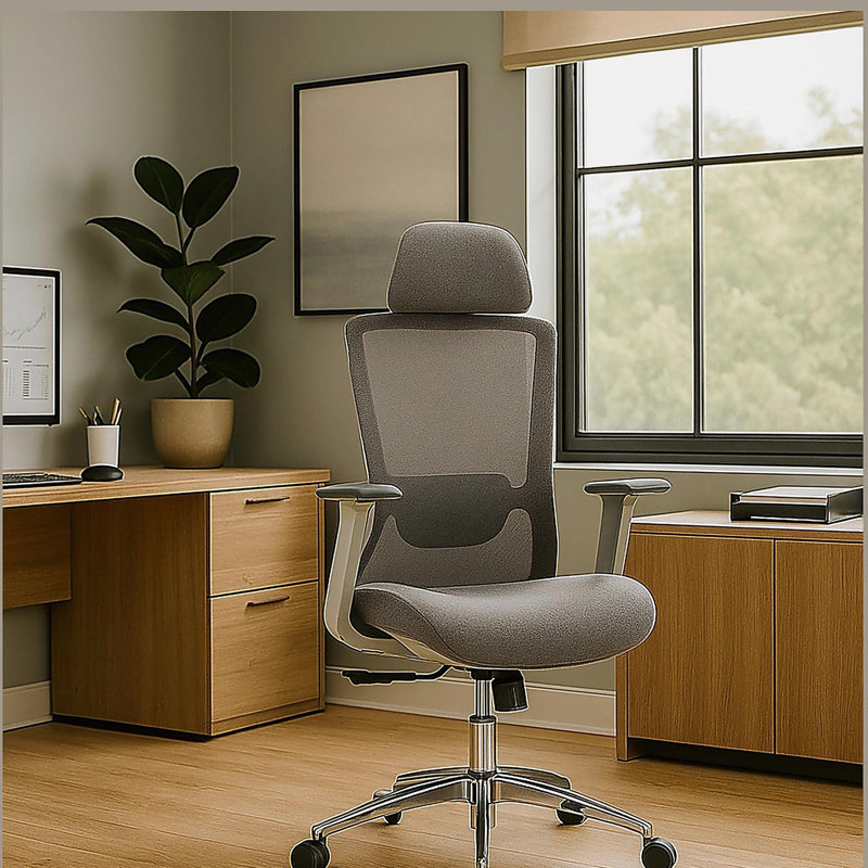High Back Mesh Office Chair, Gray