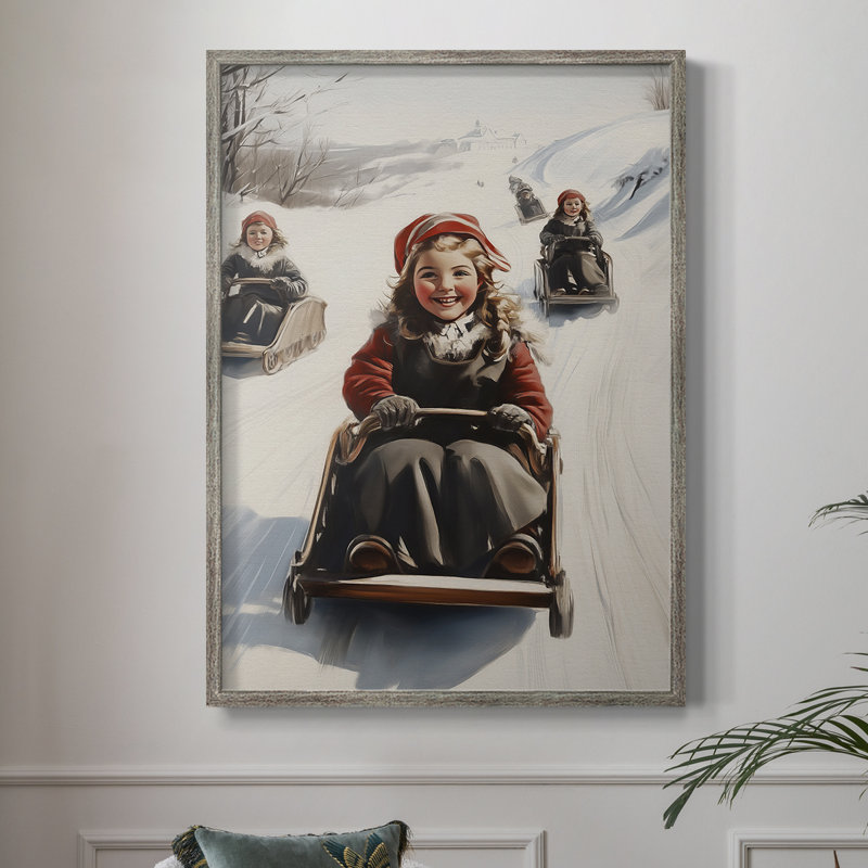 Art des Fêtes de Noël - série 2 - CCLII, reproduction encadrée - bois massif, H 30 po x l 24 po