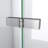 Aqua-Q Fold 32 W X 32 D X 76 H Frameless Square Shower Kit-64323351-89069453
