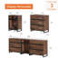 Crédence de rangement l 75 po avec foyer électrique Ephrata