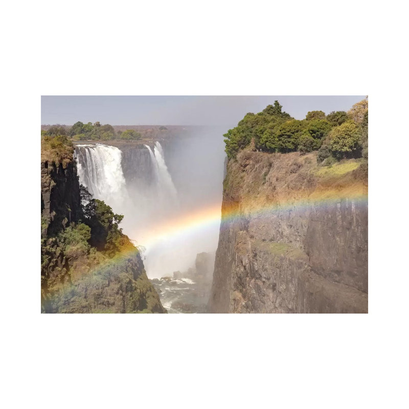 Africa, Zimbabwe, Victoria Falls by Jaynes Gallery - Wrapped Canvas Print, 20.32cm H x 30.48cm W x 1.905cm D