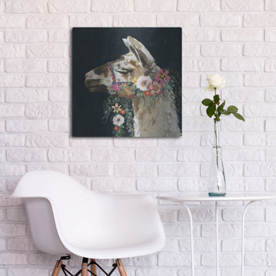 «Lovely Llama II» par Victoria Borges sur métal