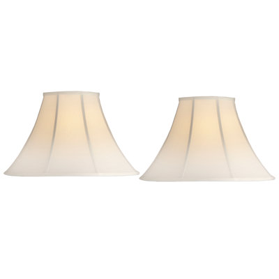 11.5'' H x 19.5'' W Silk Bell Lamp Shade