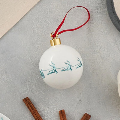 6cm Porcelain China Bauble