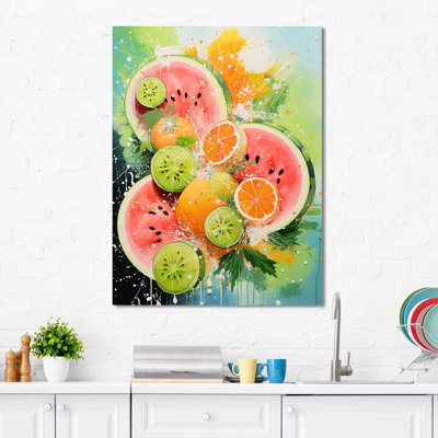 «Summertime Watermelon Fruit 1 - Fruits», art mural