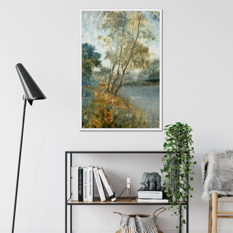 Ethereal Waters I by Tim O'Toole - Painting Print, Black Floater Framed Canvas, 46cm H x 30cm W