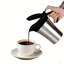 Pot à café 750 ml avec couvercle isotherme à double paroi en acier inoxydable