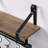 Seamans Bracket Shelf with Towel Bar