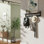 Support de rangement mural de 28,8 pouces avec 5 crochets doubles, noir, parfait pour le rangement mural dans la salle de bain, le salon et la chambre à coucher.