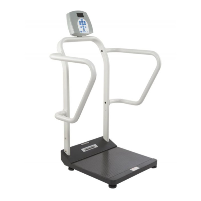Health O Meter Digital Platform Scale With Extra Wide Handrails