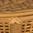 Round Bamboo and Rattan Accent Storage Table-626557102