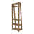 72''HX24''W 5-Tier Pescara Kenzie Reclaimed Pine Bookcase