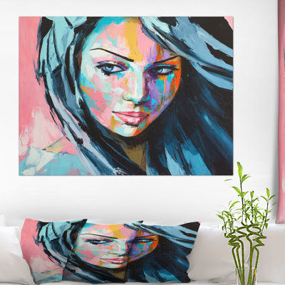 « femme portrait trust me », impression