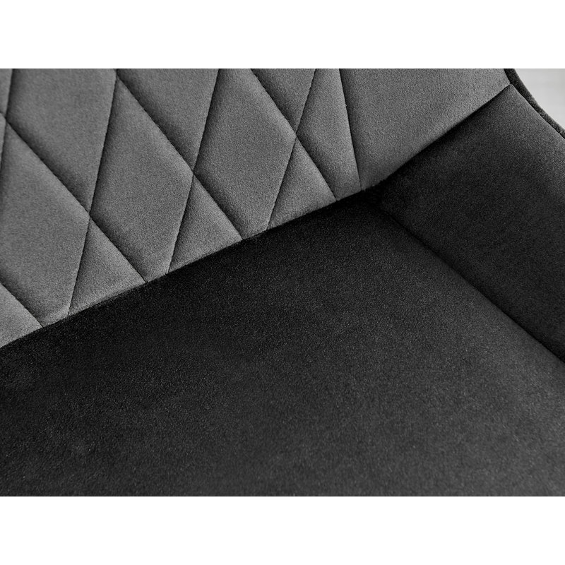 Ensemble de table de salle à manger Eubanks, Noir, Noir / Noir, Noir
